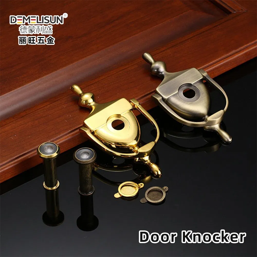 Classic Stainless Steel Rose Door Handle Lock Knobs Handle Door Knocker Handle with Pulling Antique Finish