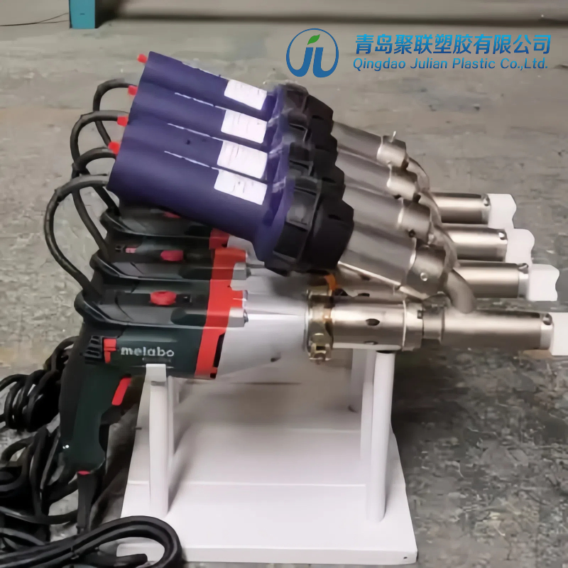 Welding of Thermoplastic Materials HDPE Pipe Repair Special Handheld Plastic Extrusion Welding Gun