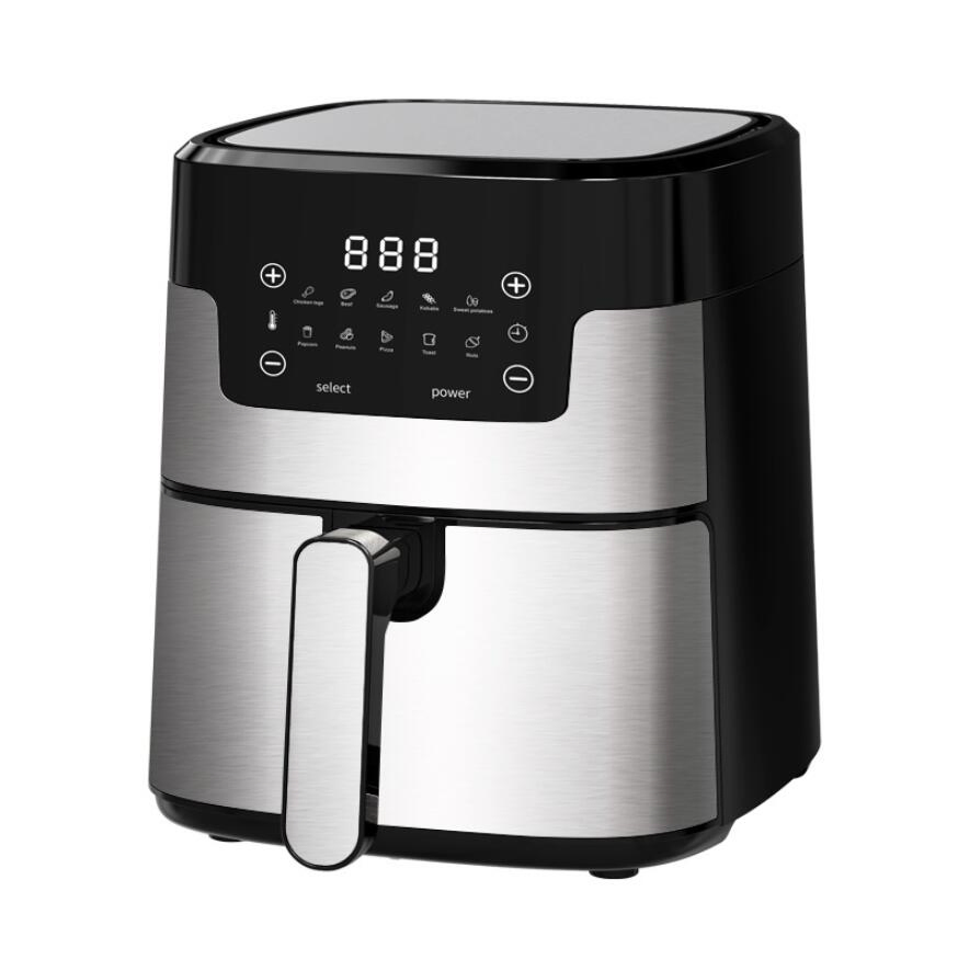 New Stainless Steel Smoke-Free Electronic Multi-Functional Air Fryer