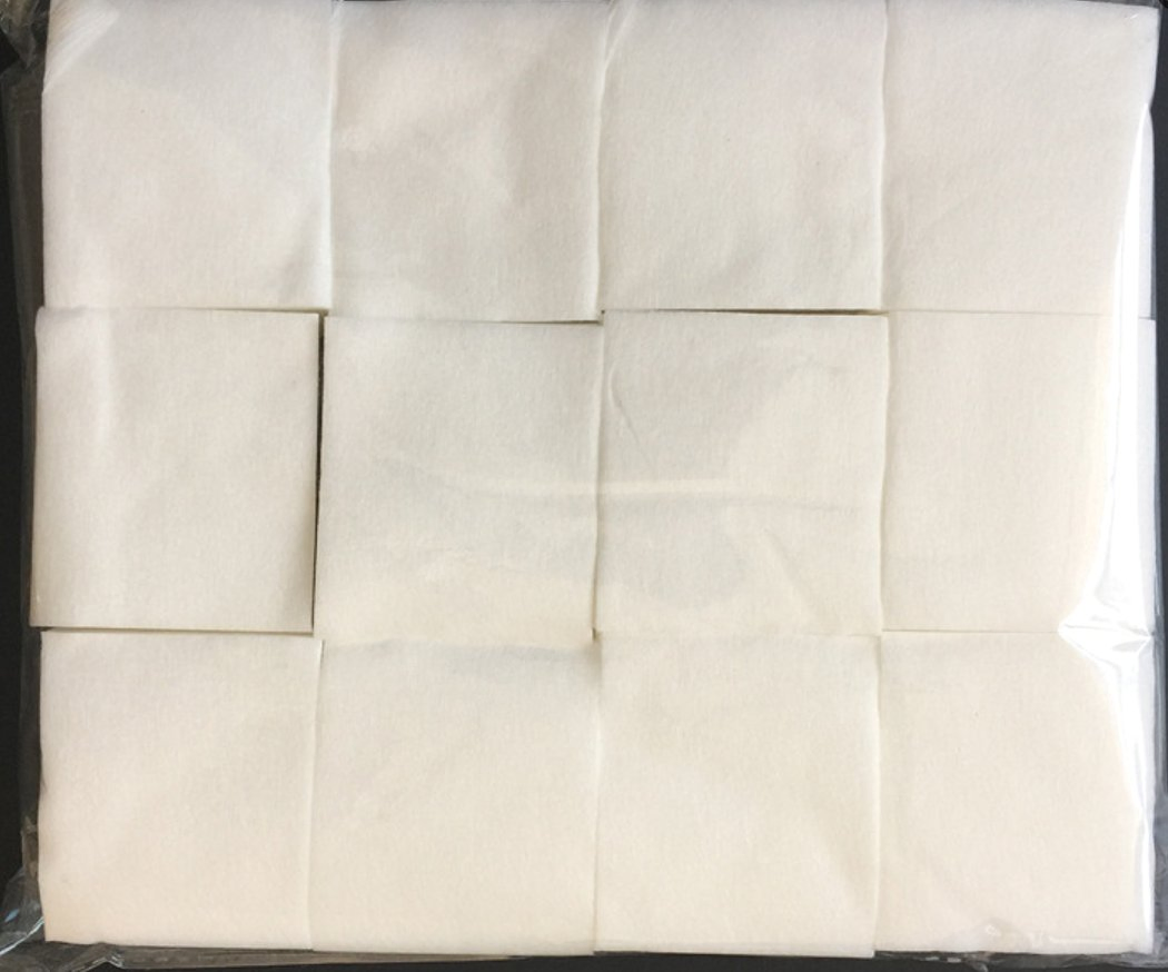 1200 PCS Square Cotton Pads - Large Capacity, Ideal for Makeup Removal & Toner