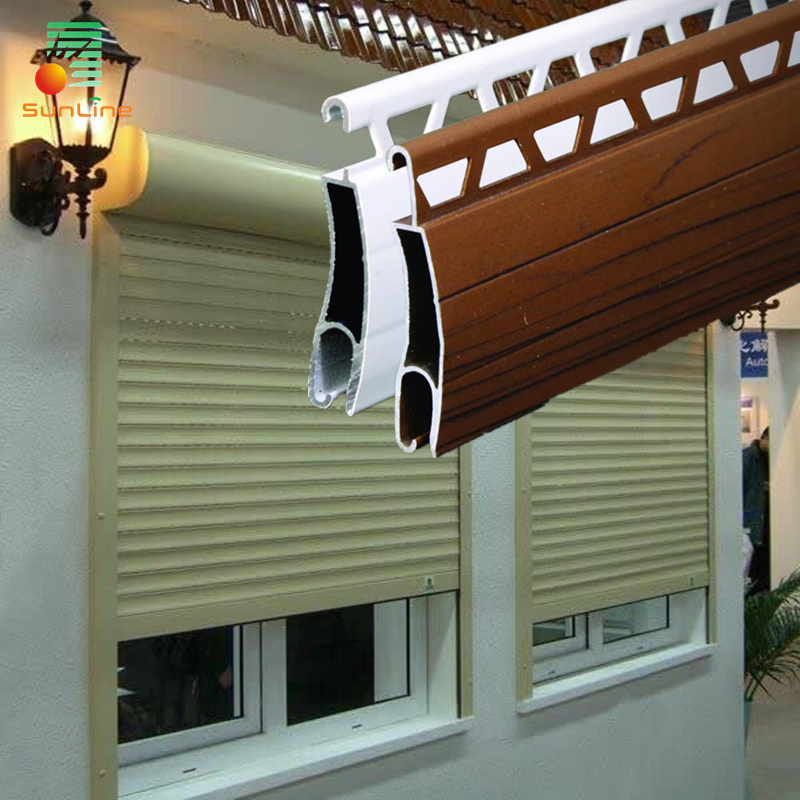 Residencial Use Remote Control Rolling Shutter Window