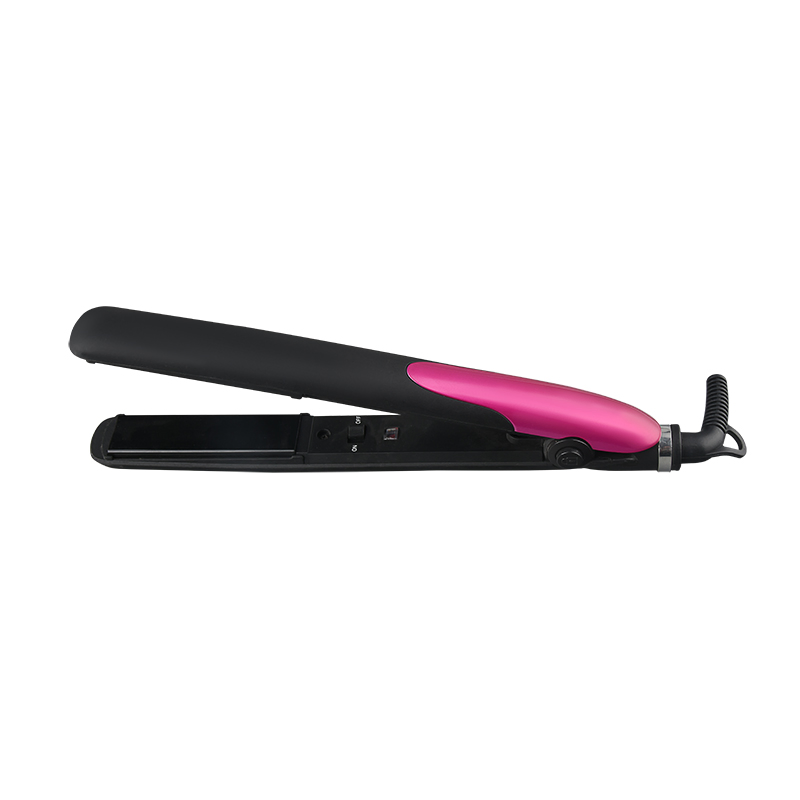 Custom Digital Flat Iron Black Hair Extension New Crimp Auto-Shut off Function LCD Display Hair Straightener
