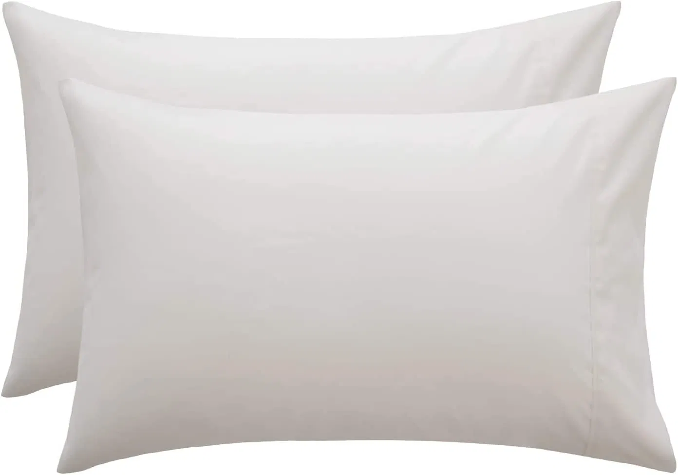 Home Textile Polyester Cotton Pillowcase 2PCS Standard White Comforter Set Bed Sheet Set Hotel