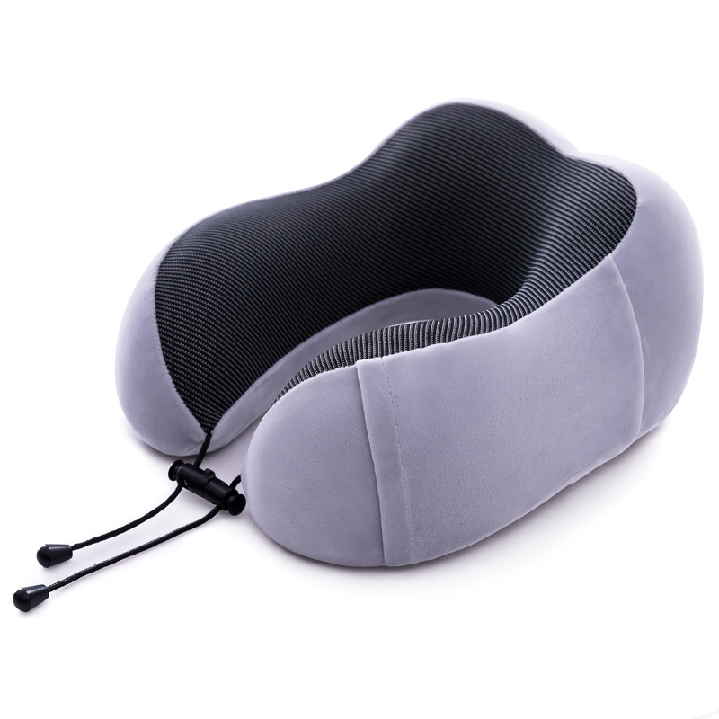 U-Shape Memory Foam Neck Pillow Head Support Soft Pillow for Sleeping Rest, Travel Neck Pillow Airplane Car and Home Use