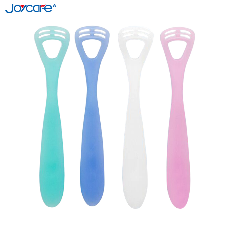 Gentle Silicone Tongue Cleaner with Foldable Handle Design
