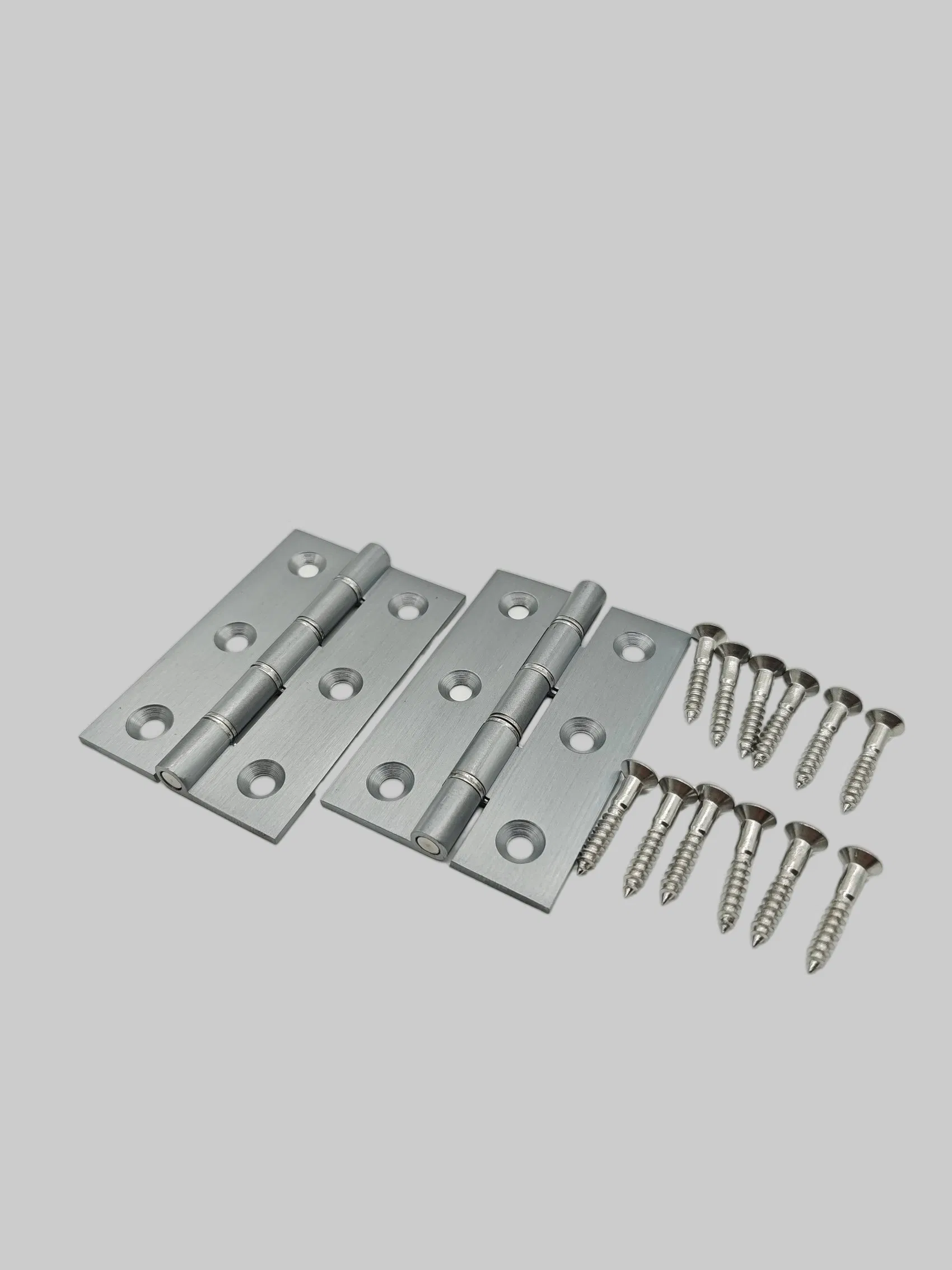 Premium Satin Chrome Brass Butt Hinge with Stainless Steel Washers