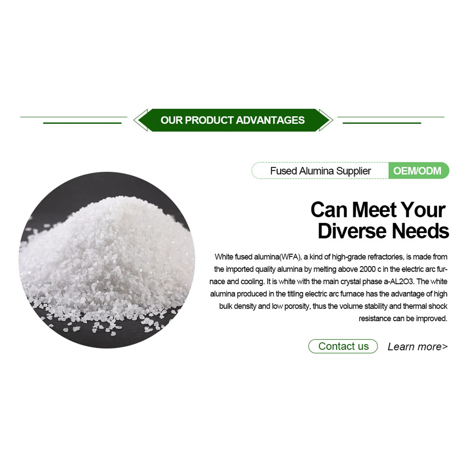 Coating Needs Reliable White Aluminum Oxide Abrasive Coating Material White Fused Alumina