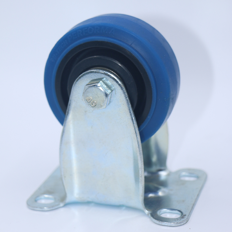3/4/5-Inch TPR Brake Casters Heavy-Duty Industrial-Grade Furniture Casters