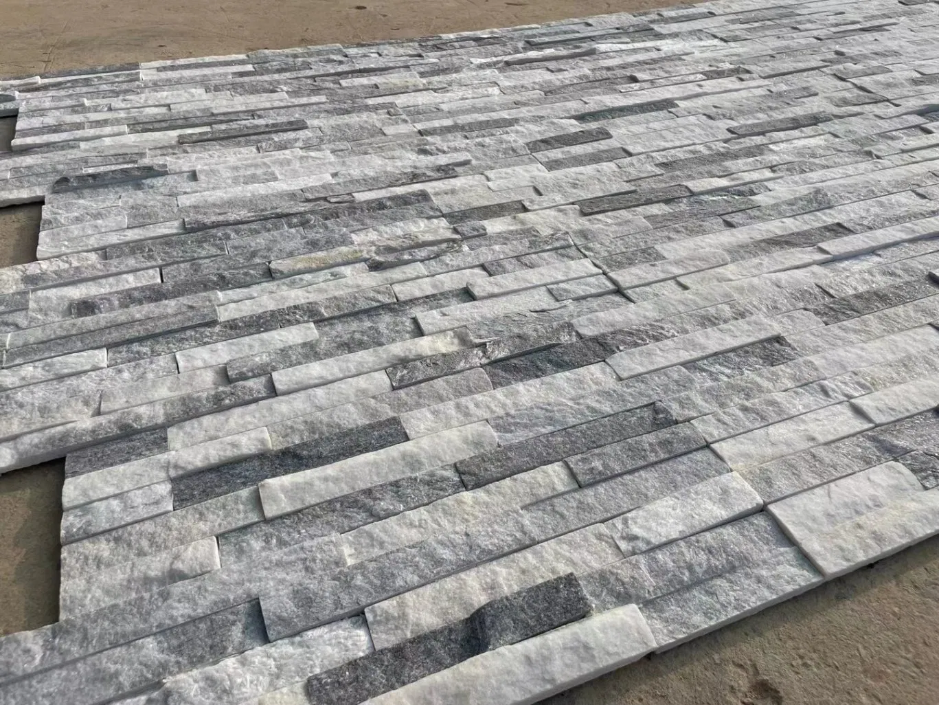 Grey White Culture Stone for Wall Cladding