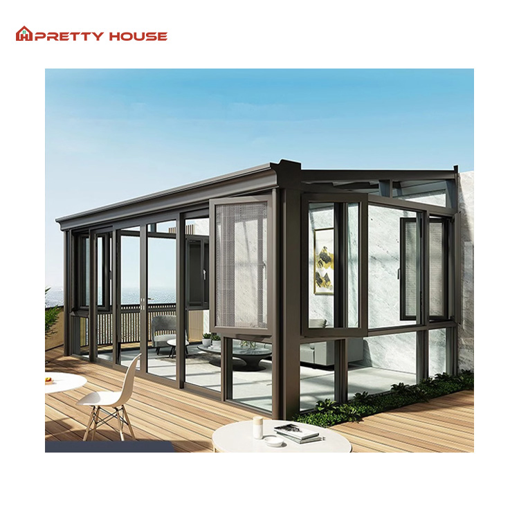 High Quality Winter Garden Room Aluminium Sunroom Conservatory Four Seasons Glass House