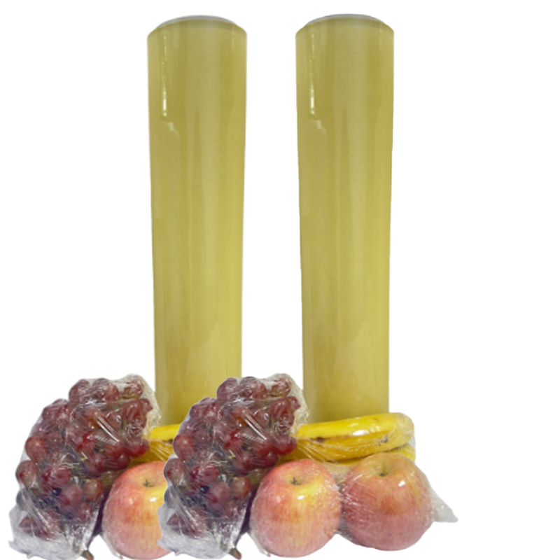 Food Service PVC Cling Film Fruits Vegetables Stretch Jumbo Roll Film