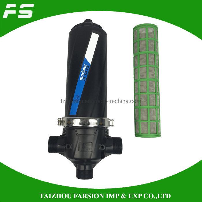 PP Material Extra Large 120mesh 2.5inch 63mm T-Shape Irrigation Water Screen Filter