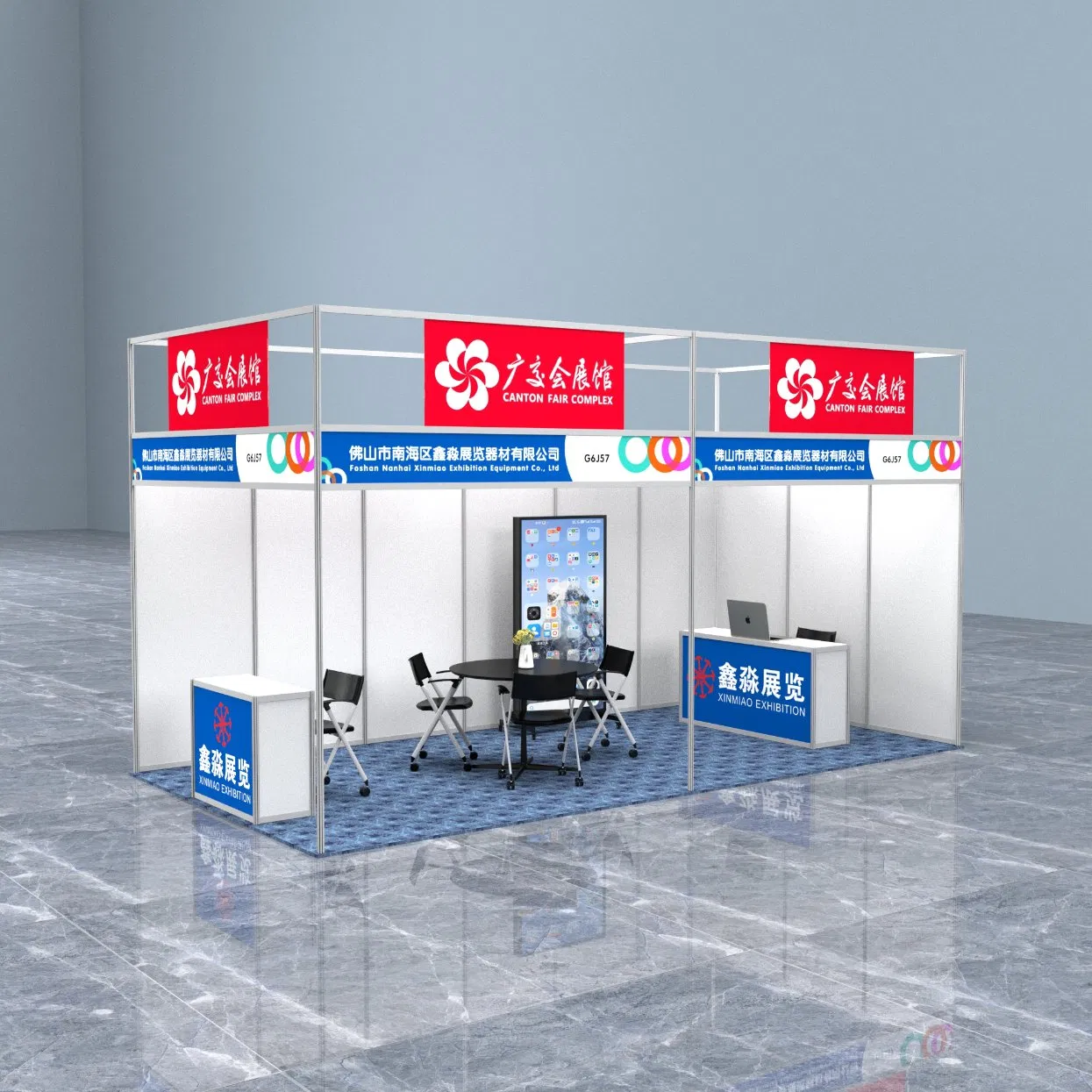 Xinmiao Easy Set-up Modular Exhibition Octanorm Shell Scheme Aluminium Booth