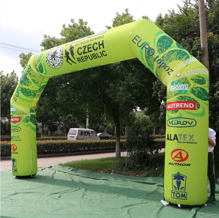 Custom Giant Welcome Start Finish Line Inflatable Entrance Arch