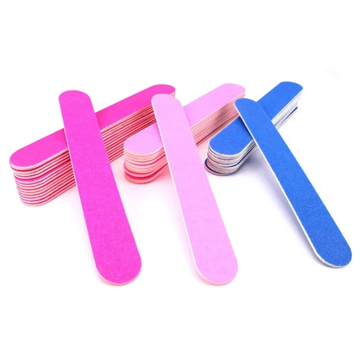 Nail Art Accessories Files Manicure Art Tools Nail Buffer Buffing Sanding Equipment 180/180grit Mini Double Sided Nail Files