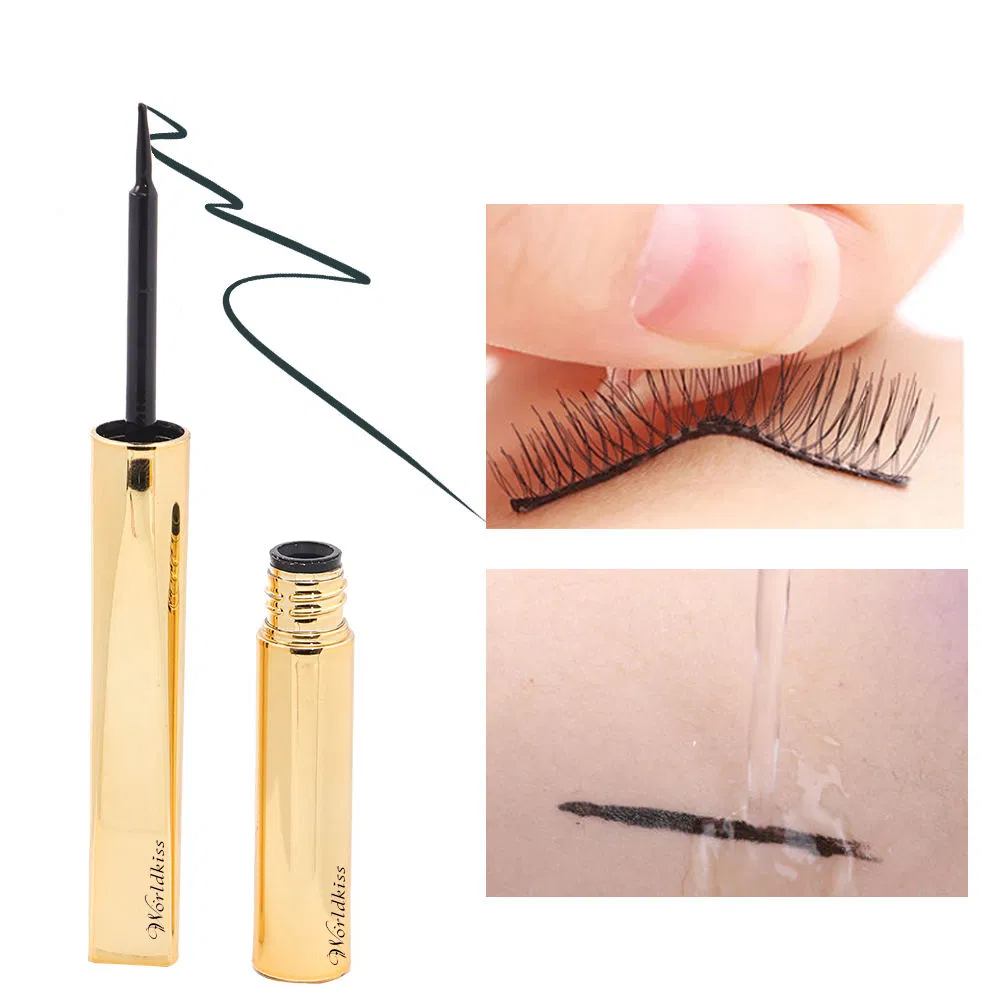 Magnetic Waterproof Liquid Eyeliner Long Lasting Fast Dry Black Eyeliner