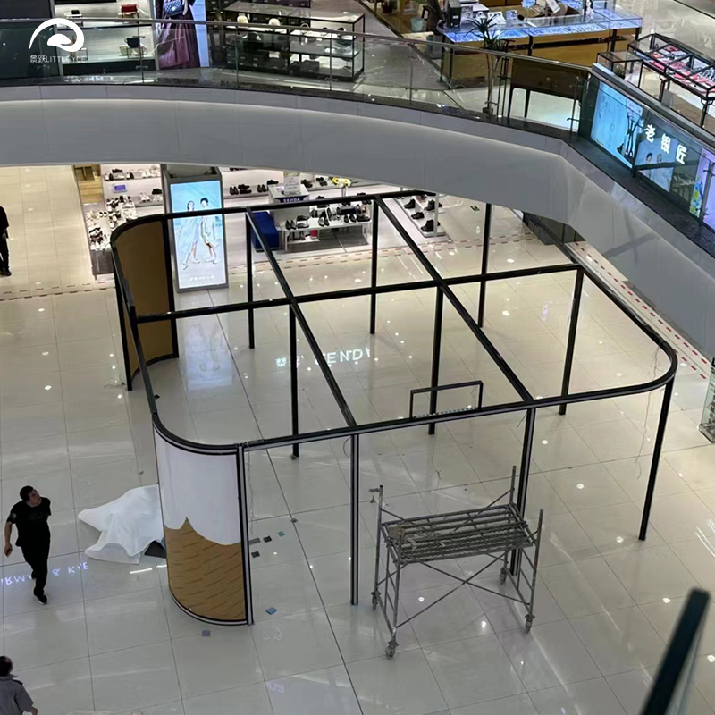 Customizable Aluminum Alloy Pop-up Display Stand for Maximum Visibility