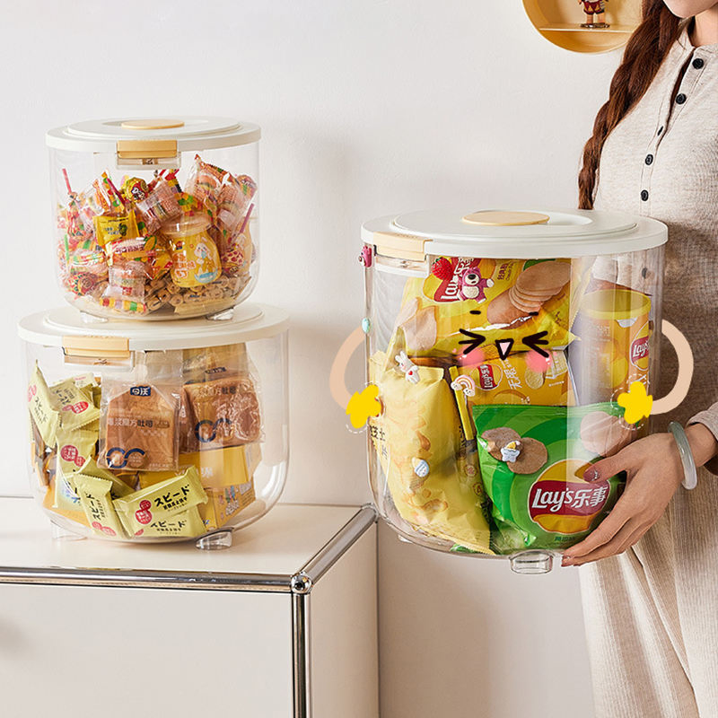 Versatile Rice Storage Bucket: Airtight Dustproof Home Organizer