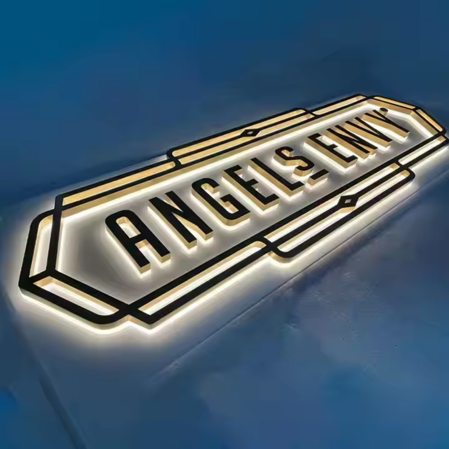 3D Signage Office Signs Illuminated Letters Backlit Logo Business Signboard