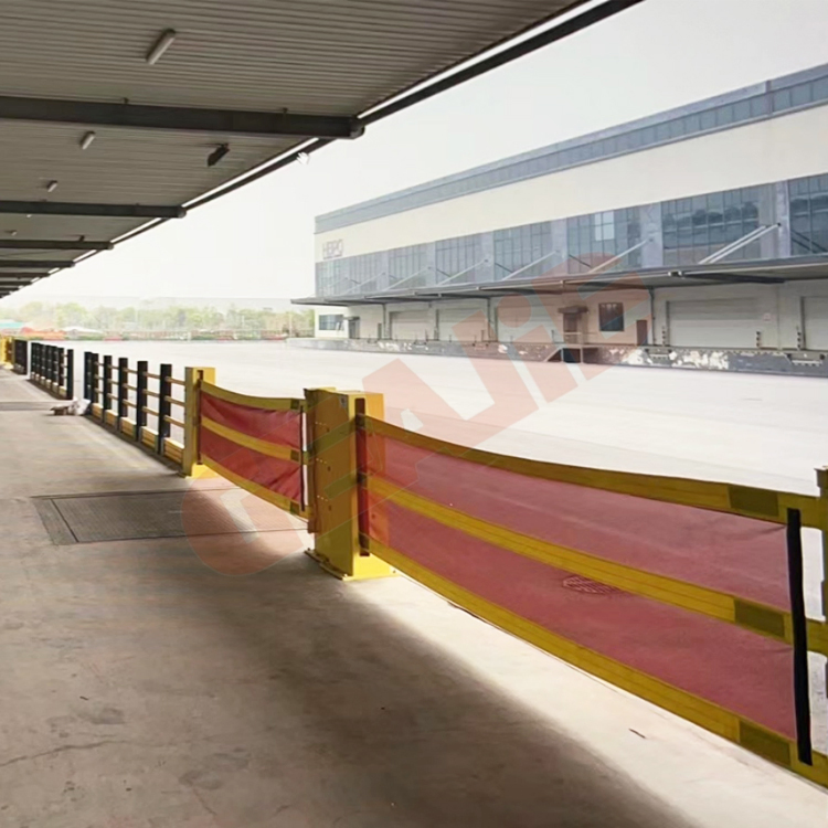 Industrial Guardrail Manufacturer Large Warehouse Shelf Flexible Collision Barrier