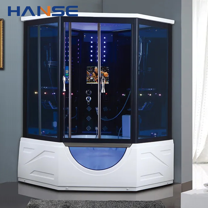 Luxury Acrylic Size 1350X1350mm Shower Tub Combo Bath and Shower Combinations Shower Room with Tub