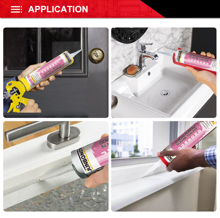 RTV Gp Clear Sealing Silicon Glass Silicone Sealant 1200 for Windows