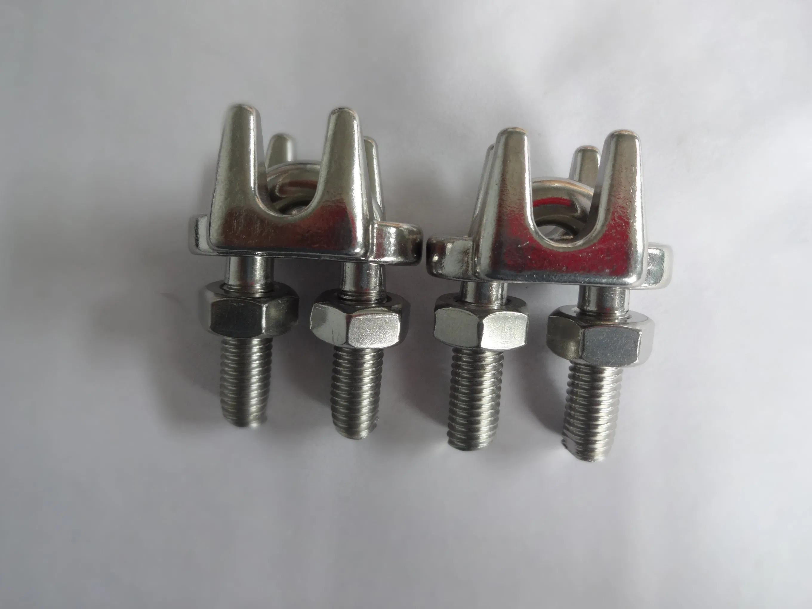 DIN741 Malleable Wire Rope Clips with Groove, Zp