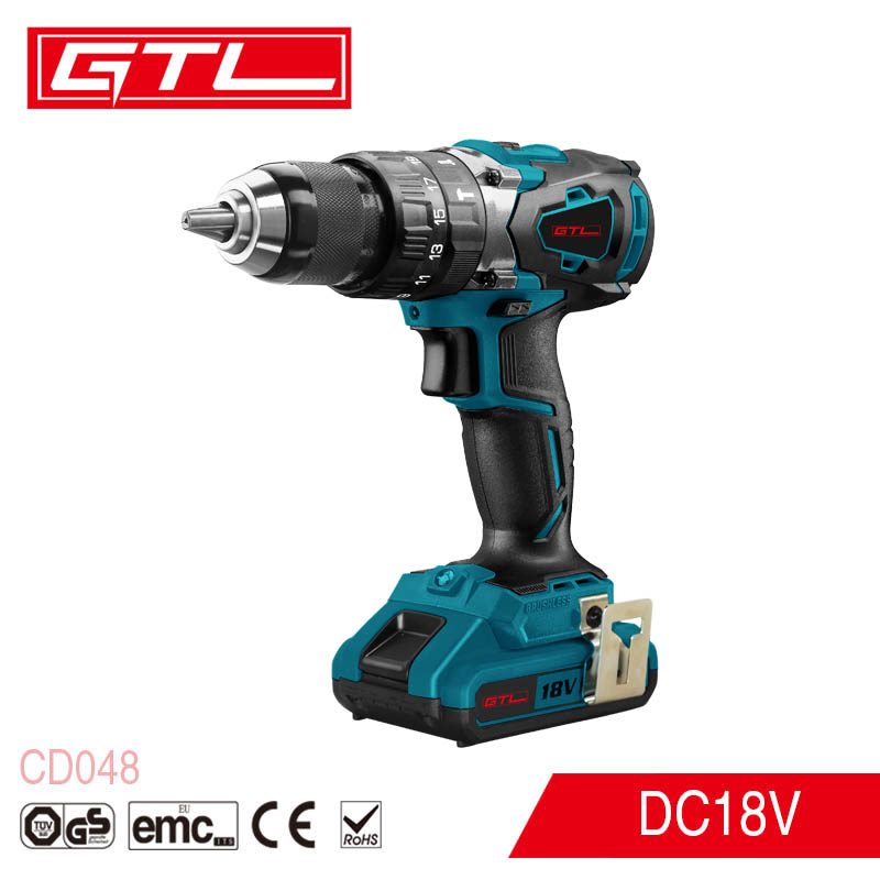 13mm Brushless Motor Li-ion Corldless Drill Machine with LED Light (CD048)