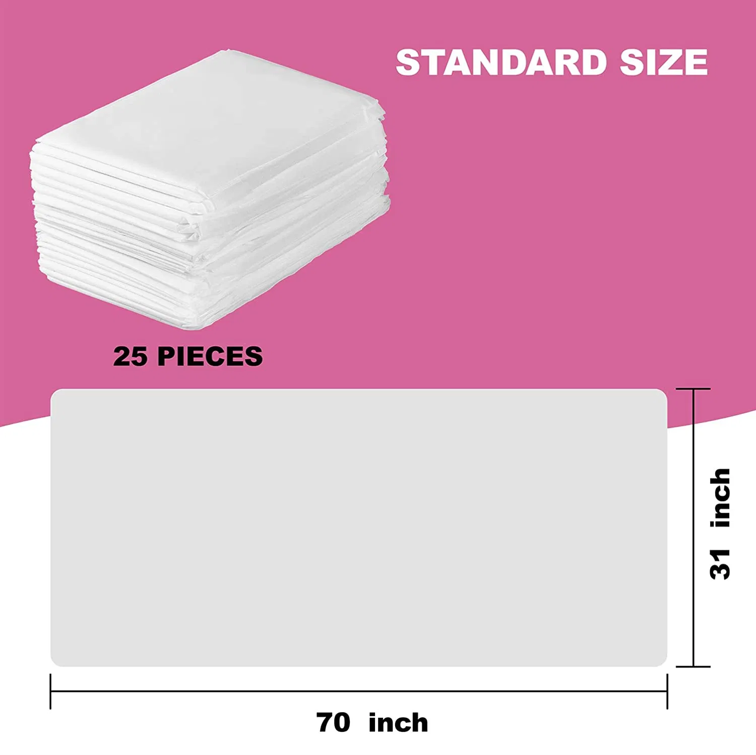 Disposable Nonwoven Protective Bed Sheet for Hospital