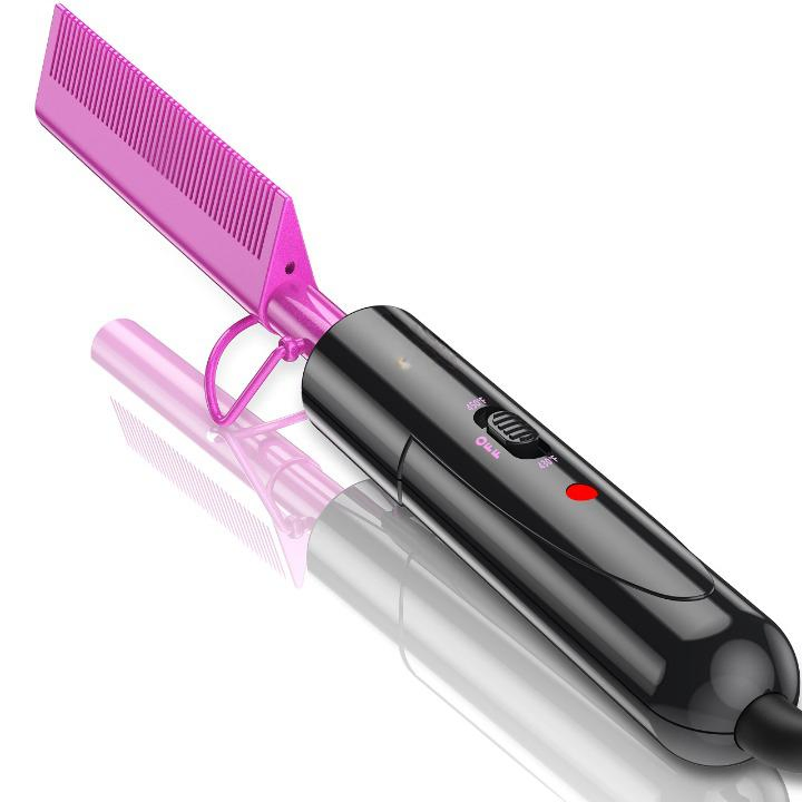 Technology Mini Hot Comb Dual Voltage Fast Heating Hair Straightener