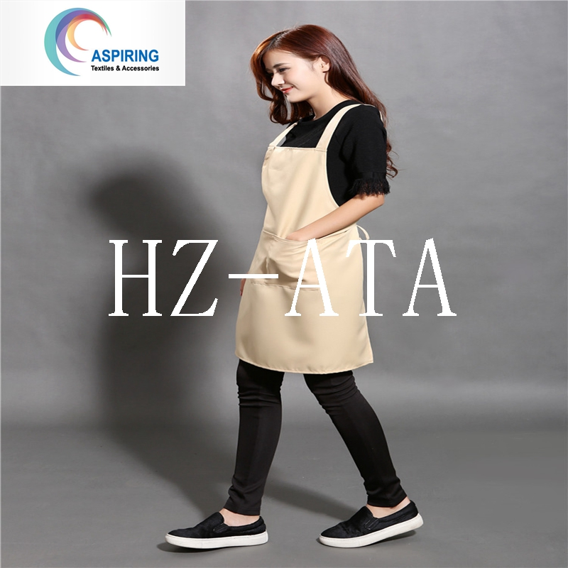 Custom Promotional Cotton Kitchen Apron for Waiter Apron Cooking Apron