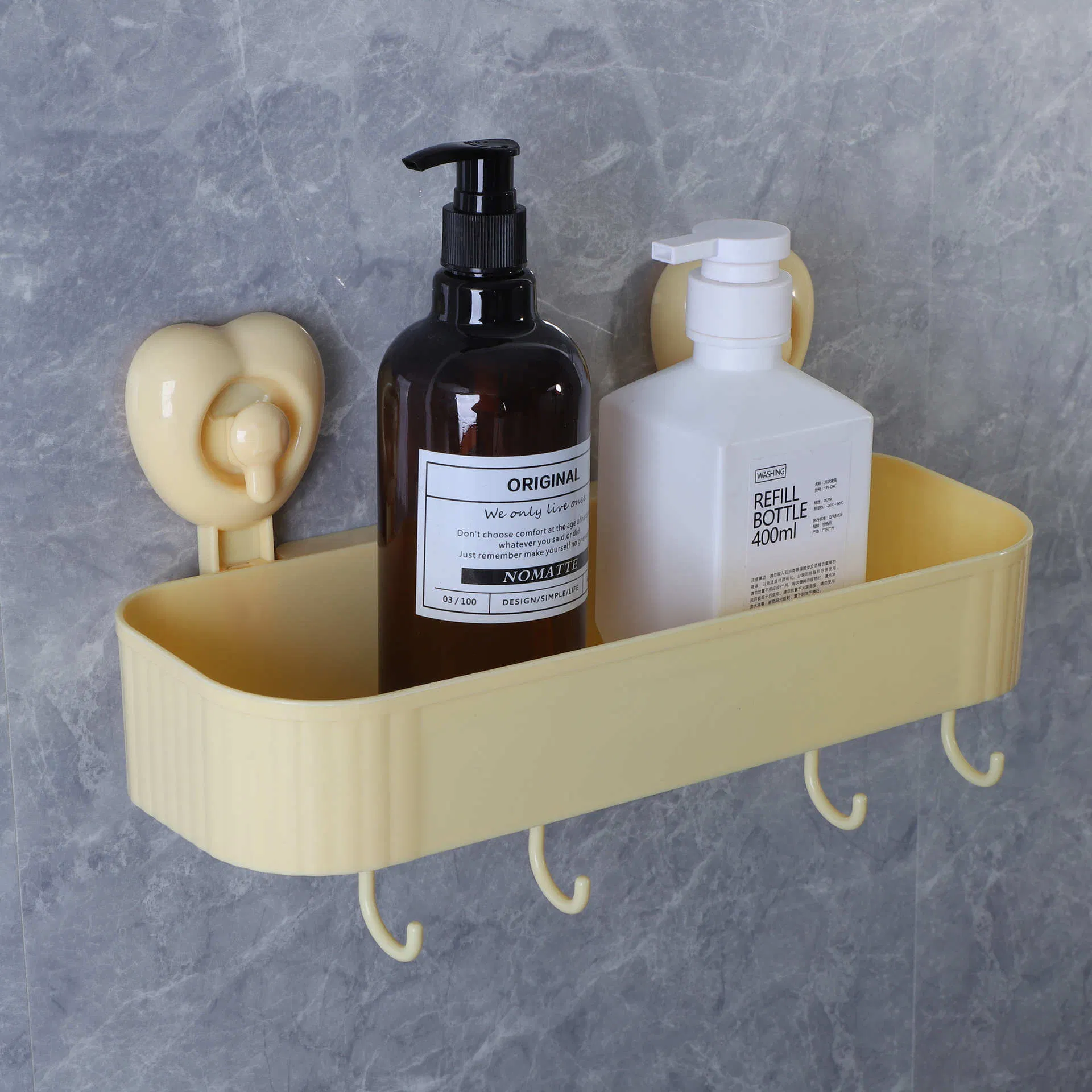 Multi Functional Wall Mounted Non Perforated Storage Rack