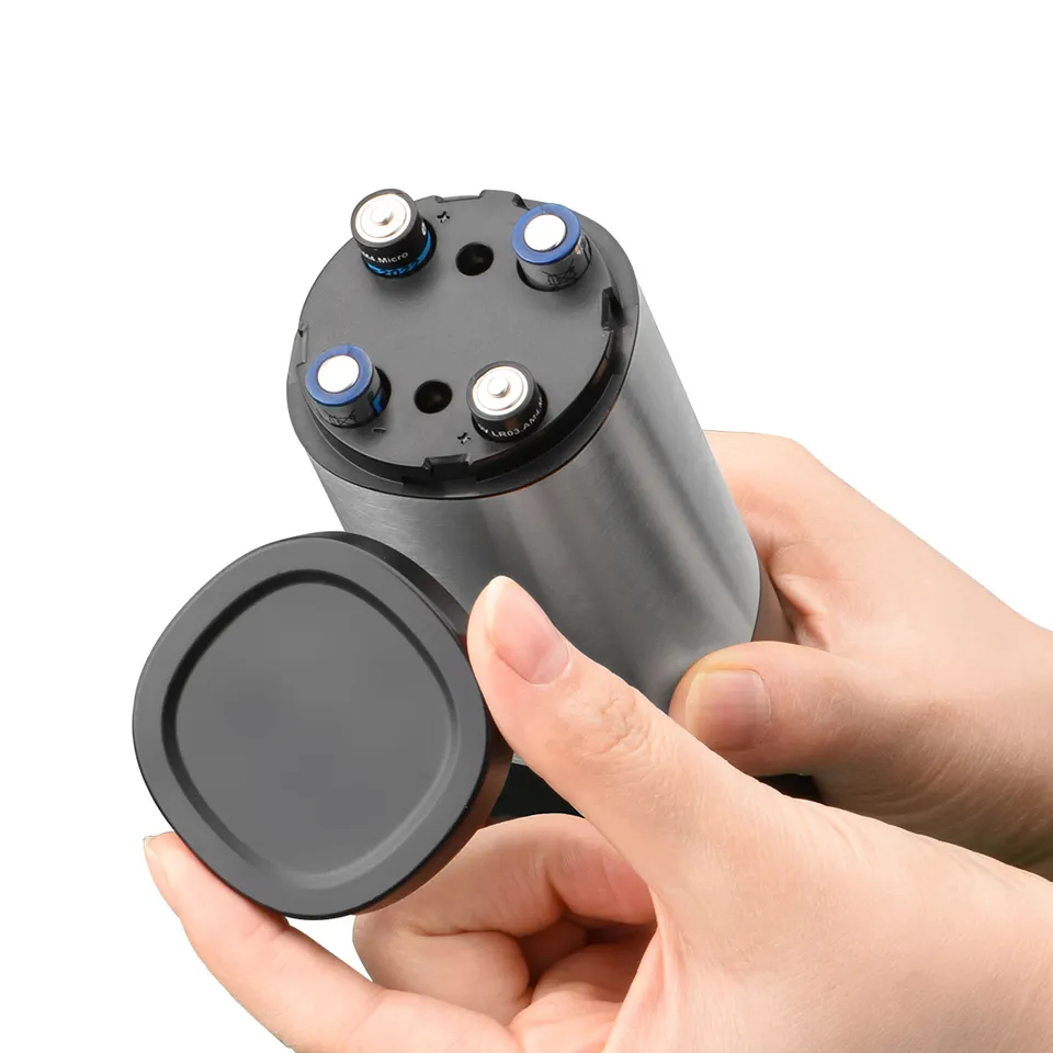 Auto Mill Gravity Electric Salt and Pepper Grinder Set Herb Grinder for Smoke