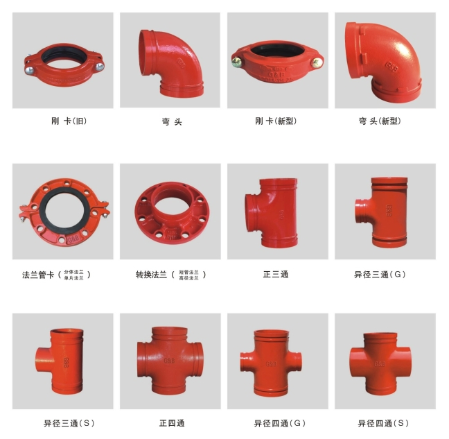 OEM Butt Welding Ductile Iron Pipe Fittings Customized