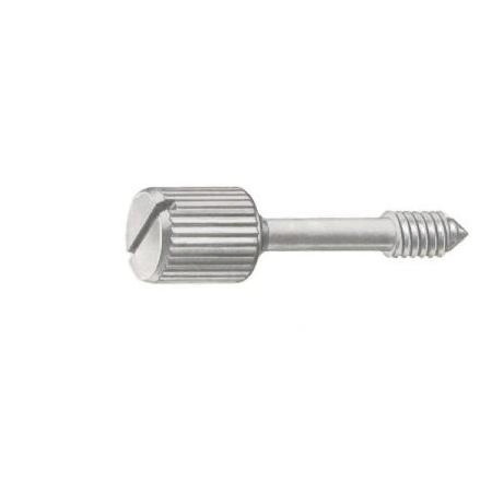 Captive Panel Screws Knurled High Head Chamfered Shoulder Slotted Drive