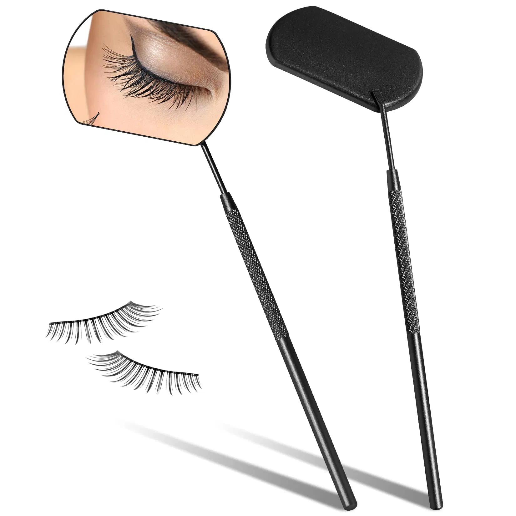Mtlashes Eyelash Extensions Factory Detachable Eyelashes Mirror Large Square Handheld Beauty Mirror