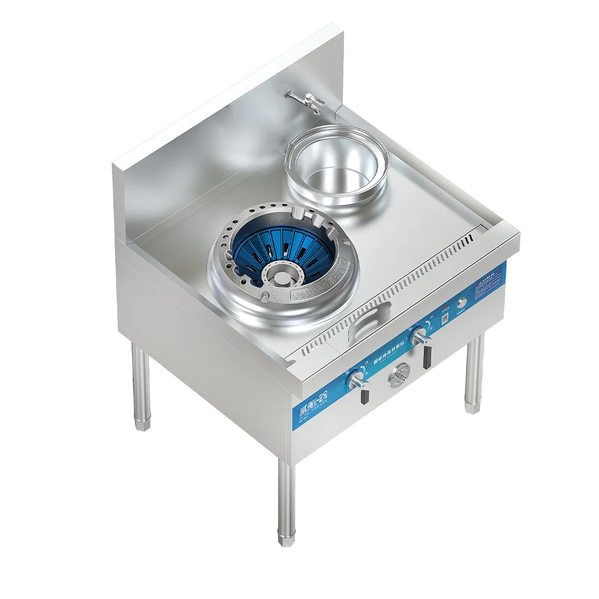 Whisper Technology High Pressure Gas Stove for Commercial Kitchens
