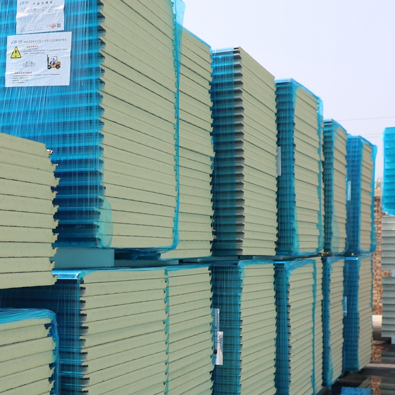 Cold Storage Construction Materials Thickness 75mm 100mm 120mm Cold Room Panels PU Sandwich Panel for Chilling Room