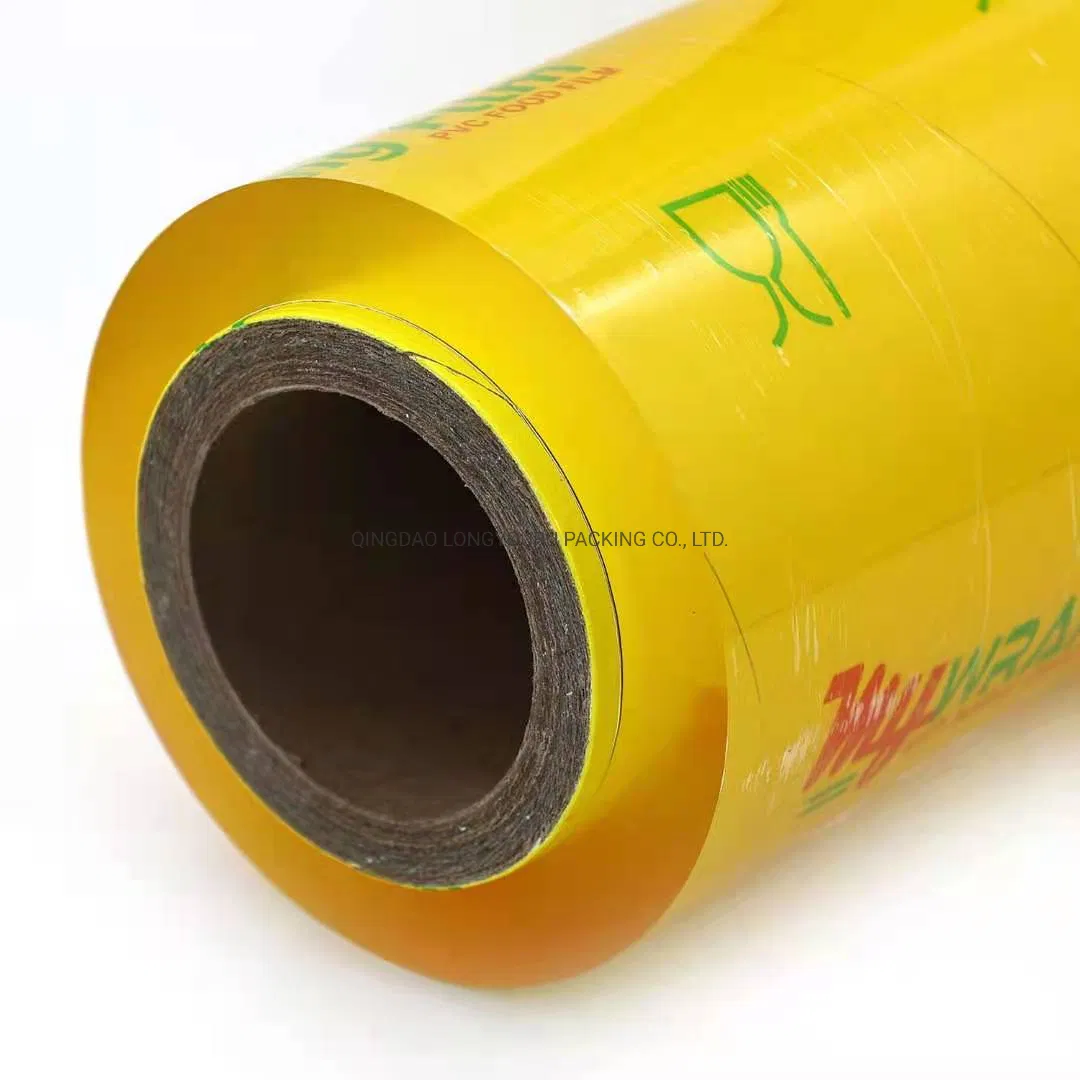 10mic 30/38/45cm 600m PVC Cling Film for Food Packing