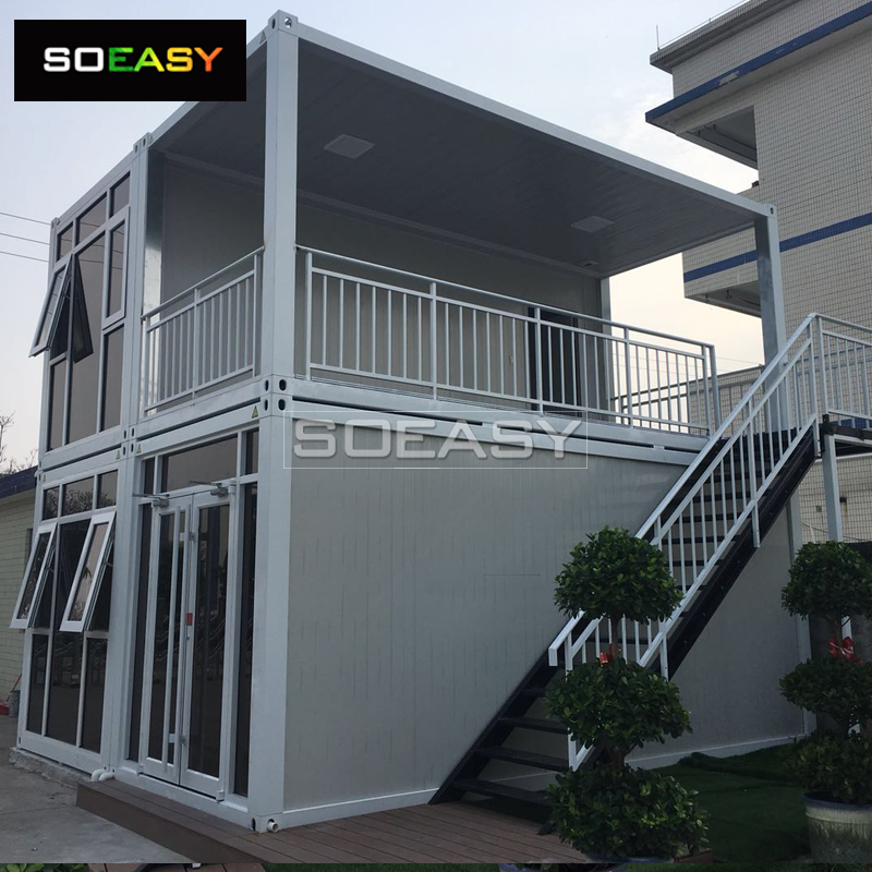 Light Steel Frame Sandwich Panel Wall Modular Flat Pack Office Container House