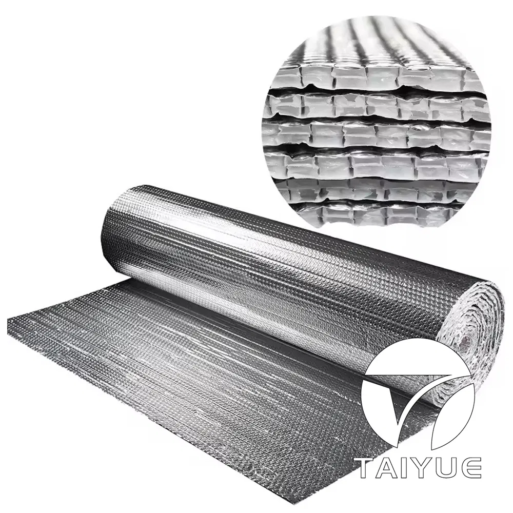 Double Bubble Aluminum Foil Heat Fireproof Insulation for Building Material