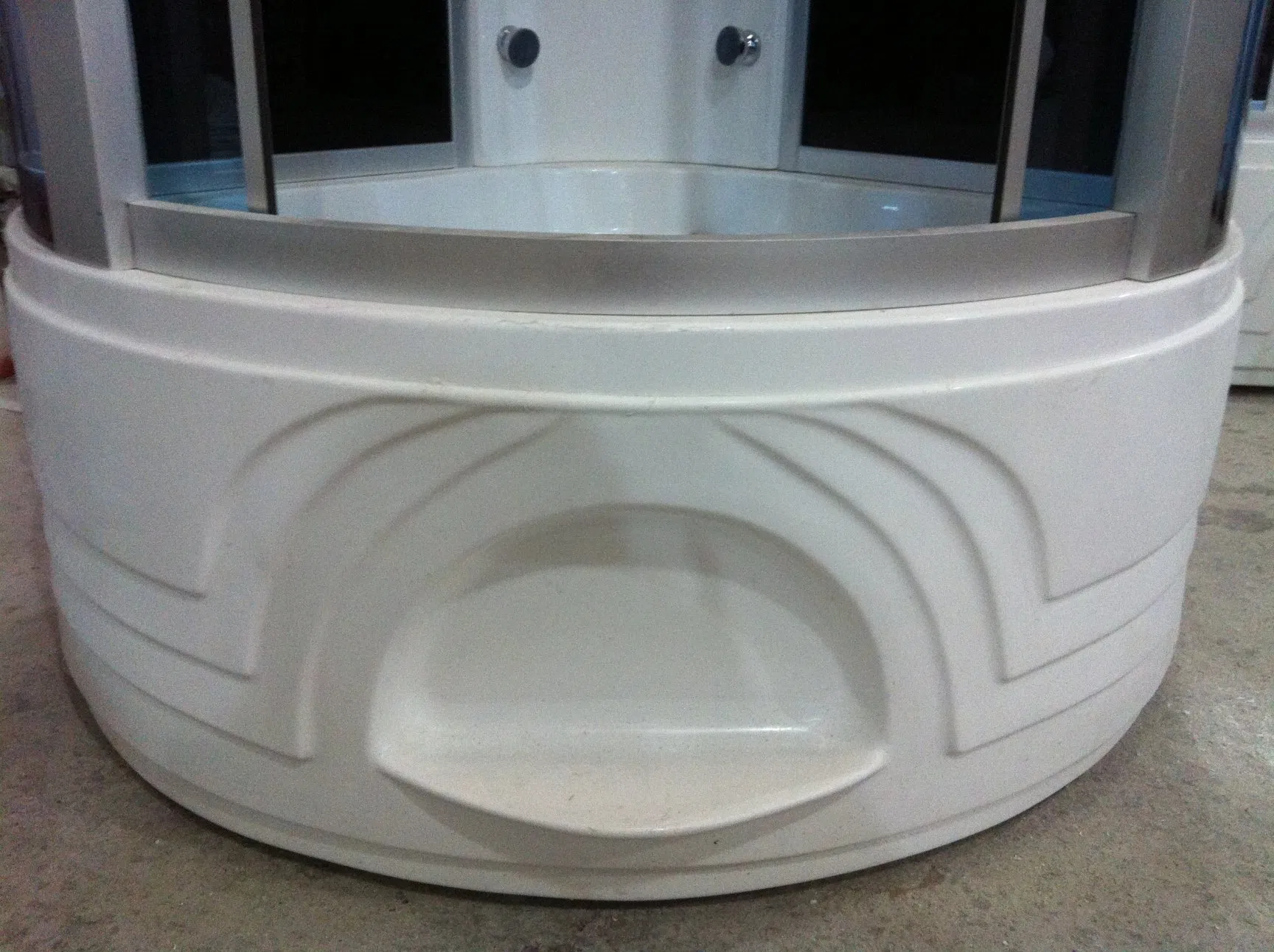 Hot Selling Corner with Tub Tempered Glass Steam Shower Room