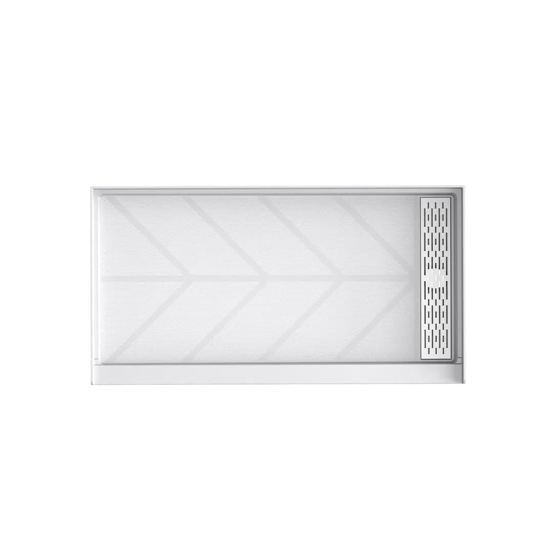 High-Quality SMC FRP Easy-Install Anti-Slip Sturdy Bathroom Shower Base Tray