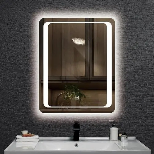 Stylish Design Customized Bathroom Mirror Fog Removal Smart LED Mirror for Hotel