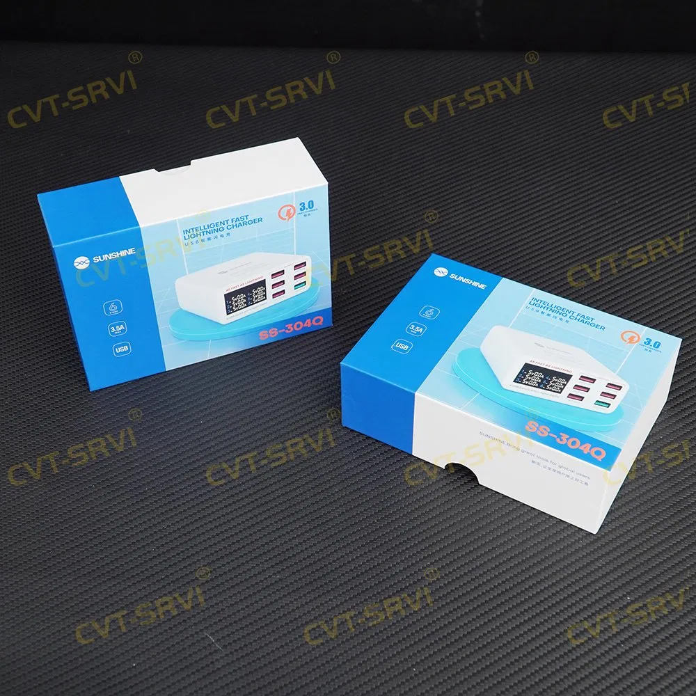 Sunshine Ss-304q Intelligent Fast Lightning Charger Power Supply for Charging Mobile Phones Electronic Equipments Fuente De Alimentacion De Carga