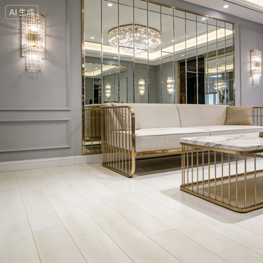 Indoor Waterproof Laminate Flooring 6-12mm with U Groove and V Groove Options