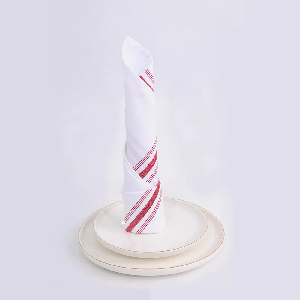 Factory Direct Hotel Restaurant Cotton Square Towel Napkin for Banquet