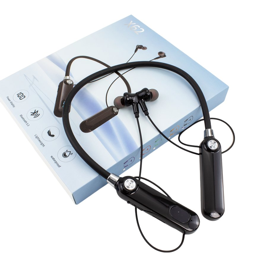 Наушники-петля X62 с дисплеем, водонепроницаемые