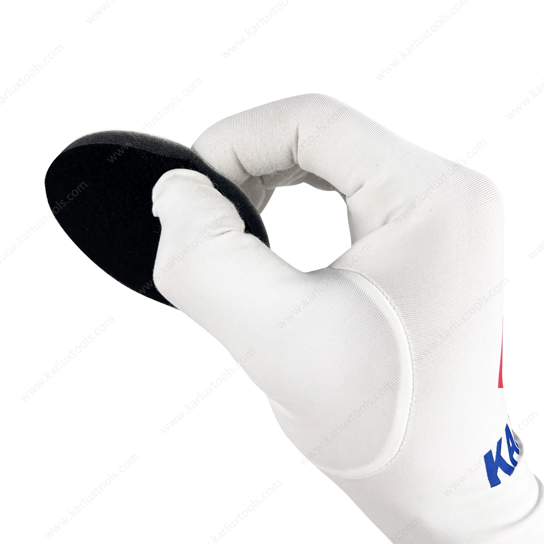 Мини-подушка для шлифовки 75 мм с липучкой, круглая