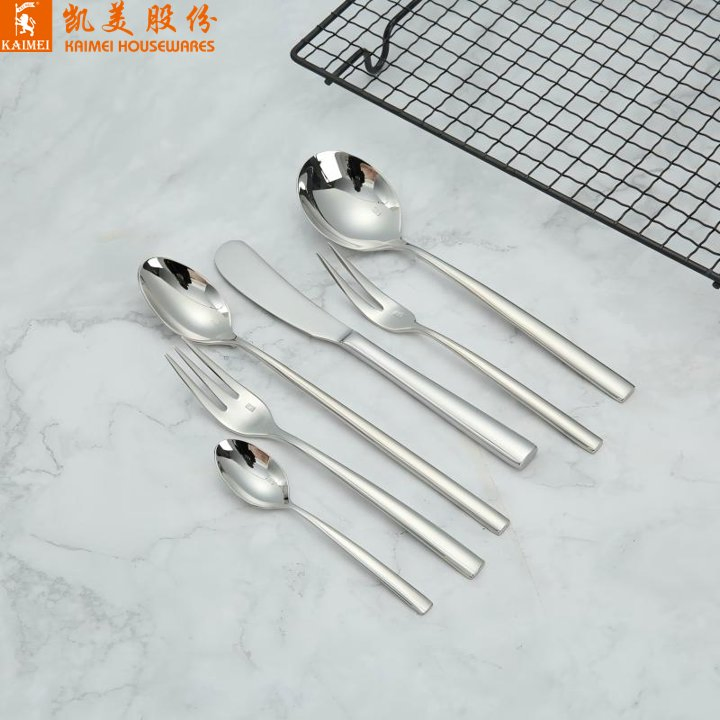 Food Grade 304 Stainless Steel Tableware Set Knife Fork Spoon
